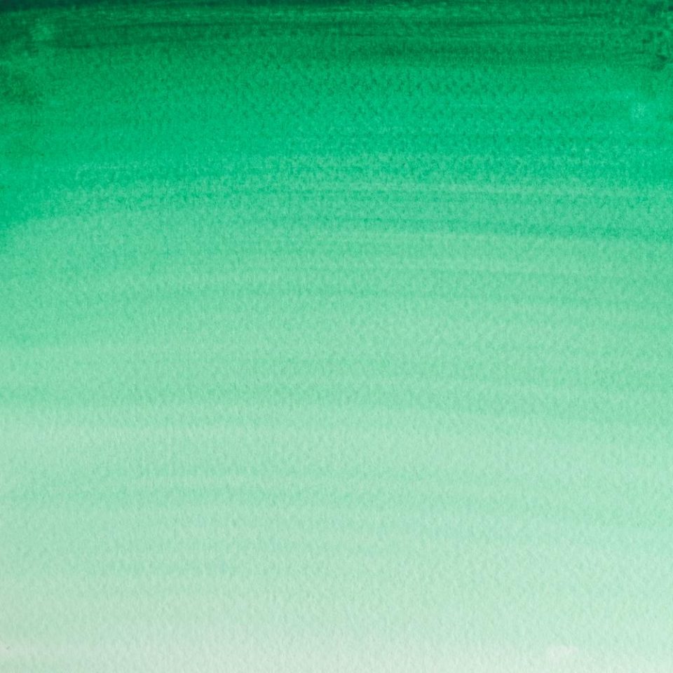 Cotman Watercolour Intense Green (Phthalo Green) Half Pan