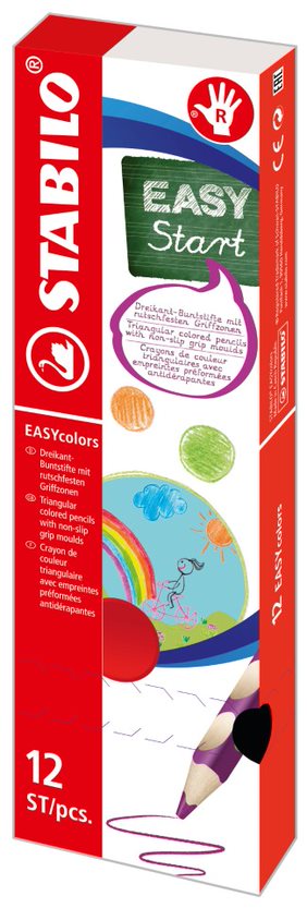 Colouring Pencil - STABILO EASYcolors - Right Handed - Light Green