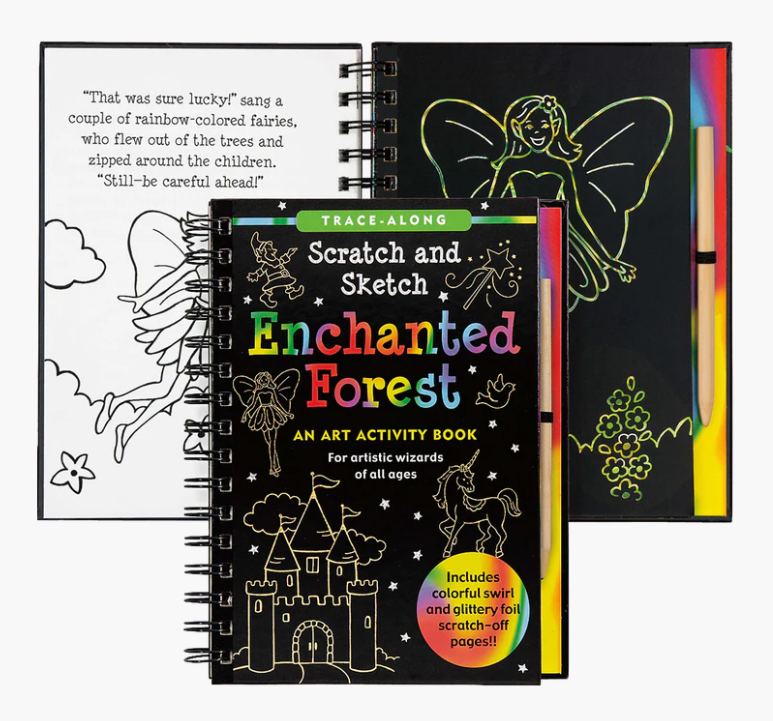 Enchanted Forest Scratch and Sketch
