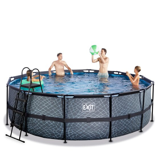 EXIT Frame Pool ø450x122cm (12v Cartridge)