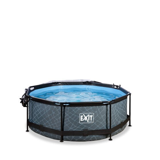 EXIT Frame Pool ø244x76cm (12v Cartridge filter)