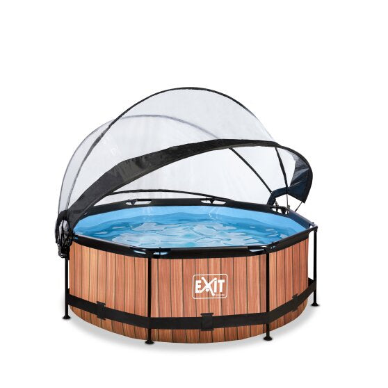 EXIT Frame Pool ø244x76cm (12v Cartridge filter)