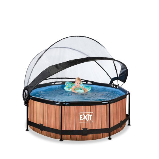 EXIT Frame Pool ø244x76cm (12v Cartridge filter)