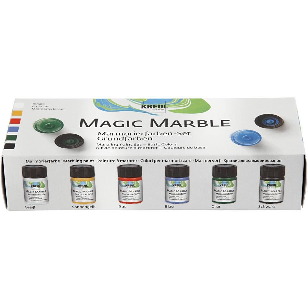 Magic Marble , standard colours, 6x20 ml/ 1 pack