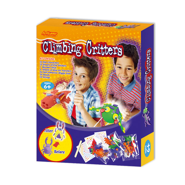 CRAFT KIT- CLIMBING CRITTERS