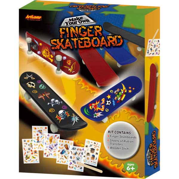 CRAFT KIT- FINGER SKATEBOARDS