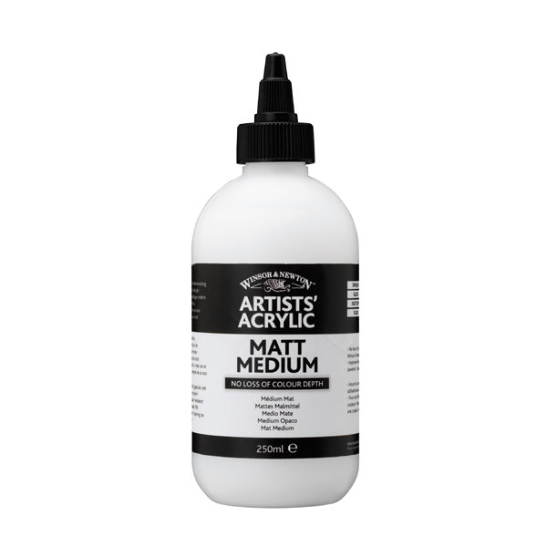 W/N ARTIST ACRYLIC MEDIUM-250ML MATT MEDIUM