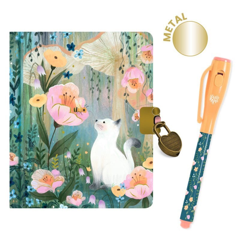 Djeco - Kendras Little Secret Notebook - Magic Marke