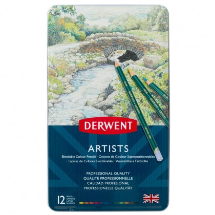 Derwent - Artists' Pencil -12 Tin