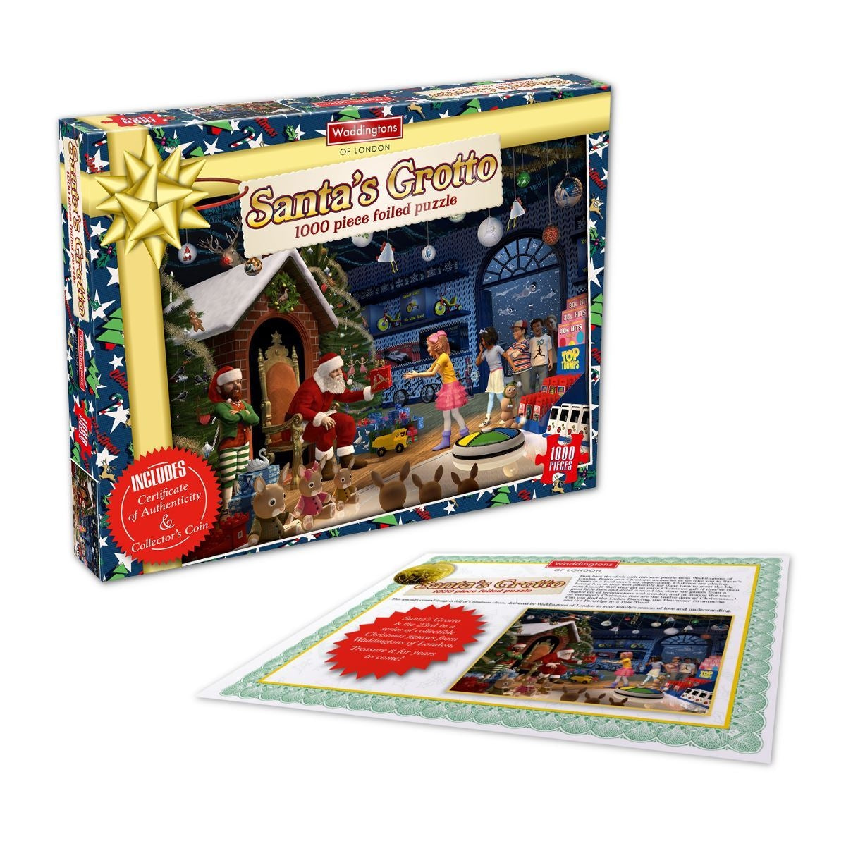 Waddingtons1000pc Puzzle(Santas Grotto