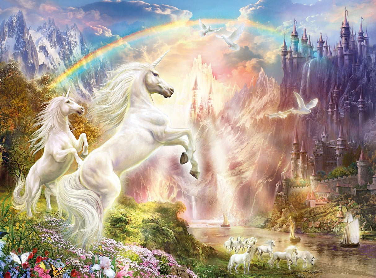 Sunset Unicorns 500 Piece Jigsaw Puzzle