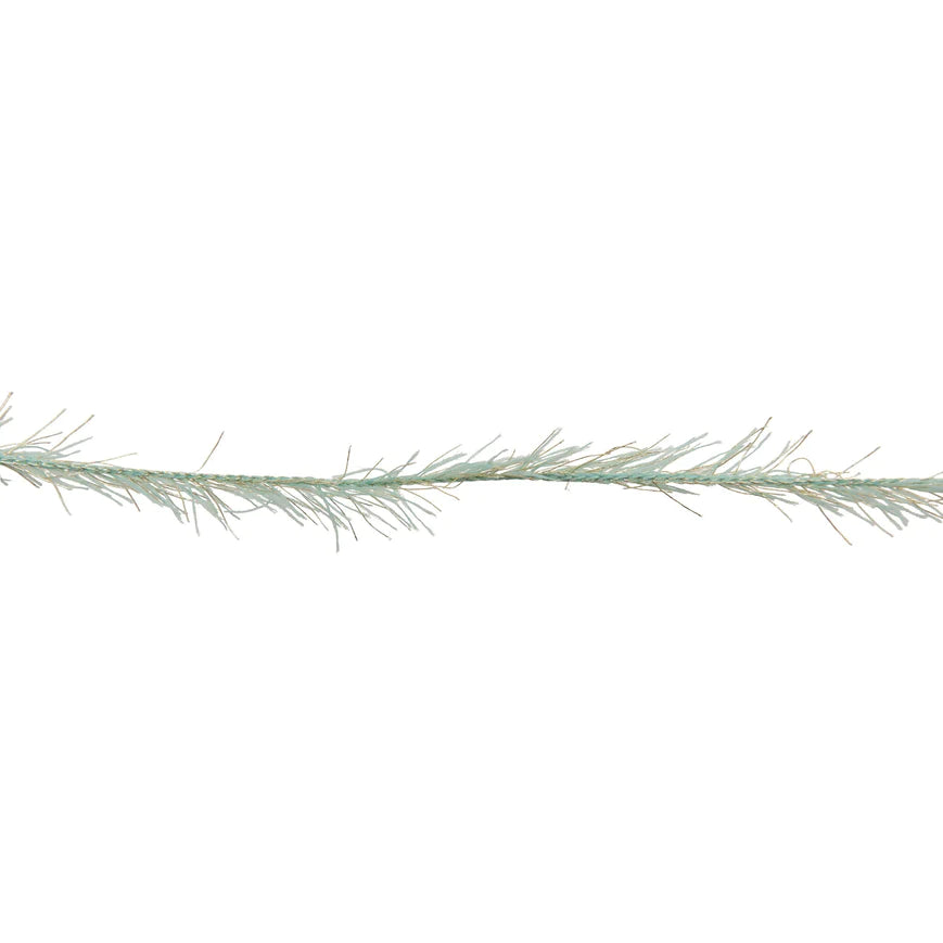 Ribbon fringe turquoise/gold