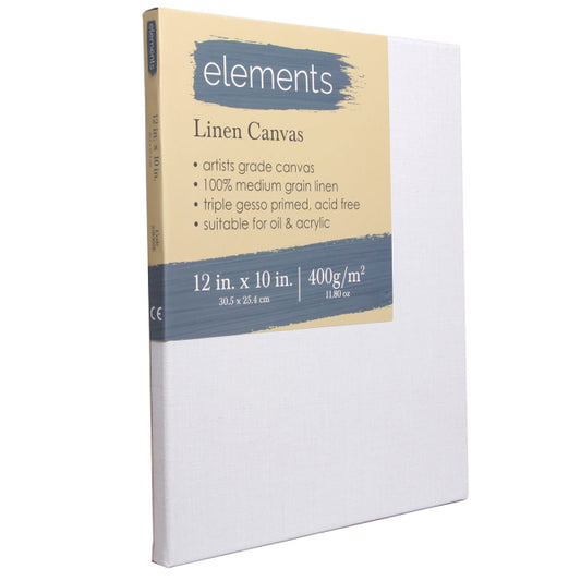 Elements Linen Canvas 12" x 10" (30.5 x 25.4cm)