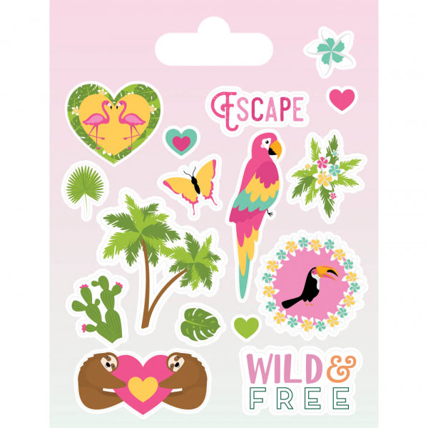 Dovecraft Sticker Book - Tropical