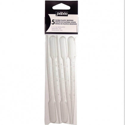 PLASTIC PIPETTE DROPPERS (5)