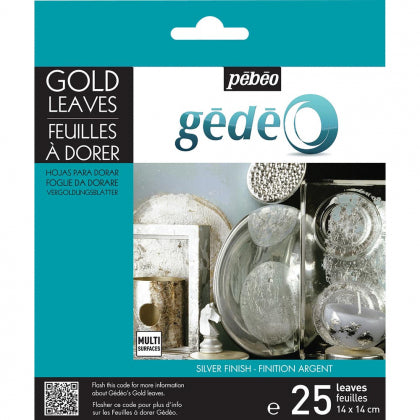 Gédéo Pack Of 25 Gilding Leaves Silver Finish