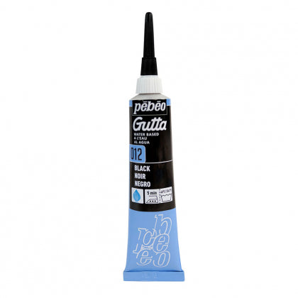 Setasilk Water-Based Gutta 20ml Black