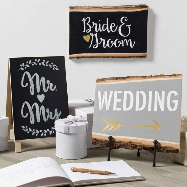 FA Stencil - Sign Making - Wedding - 12" x 14.25"
