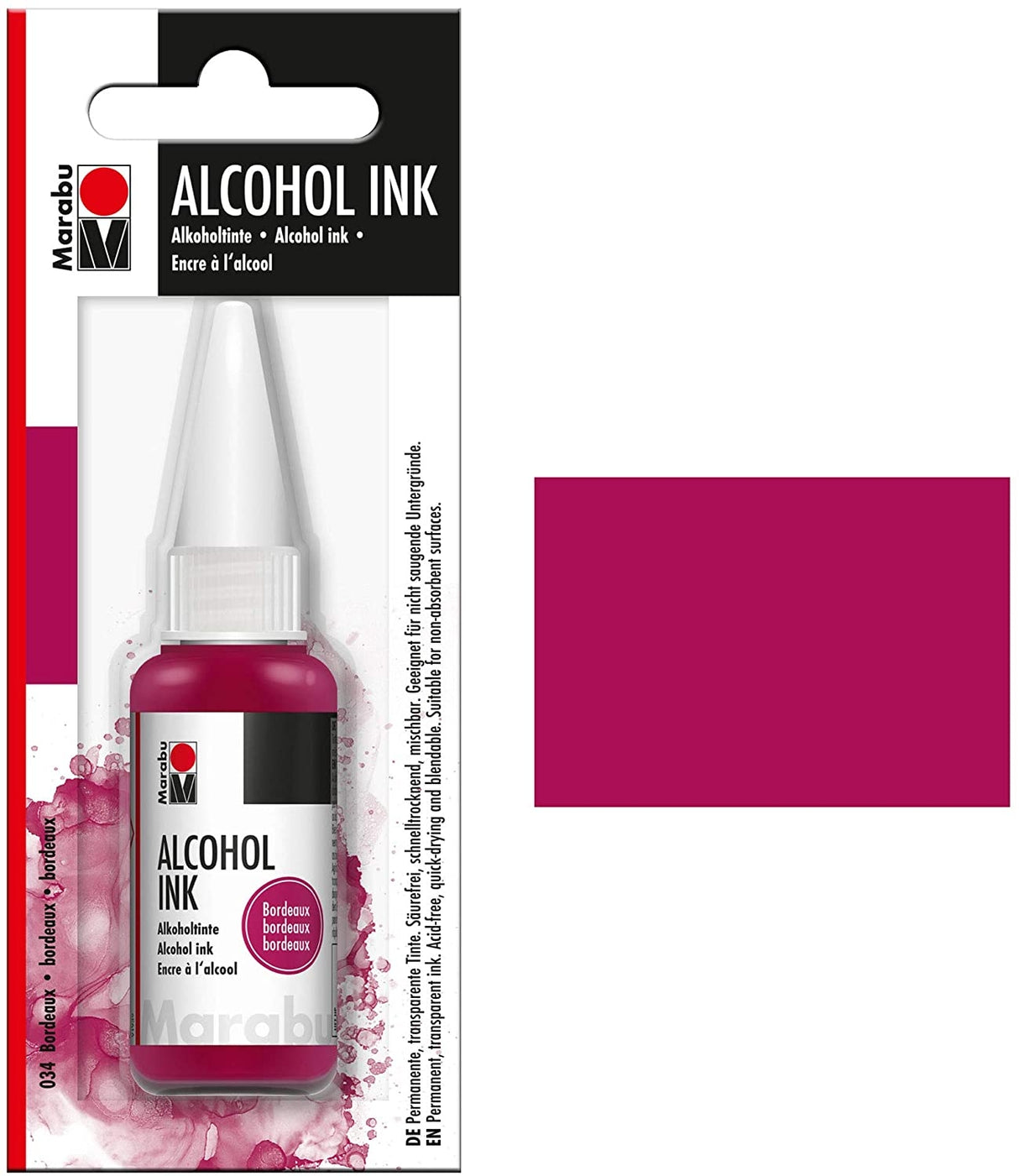 Marabu Alcohol Ink Bordeaux 034 20Ml