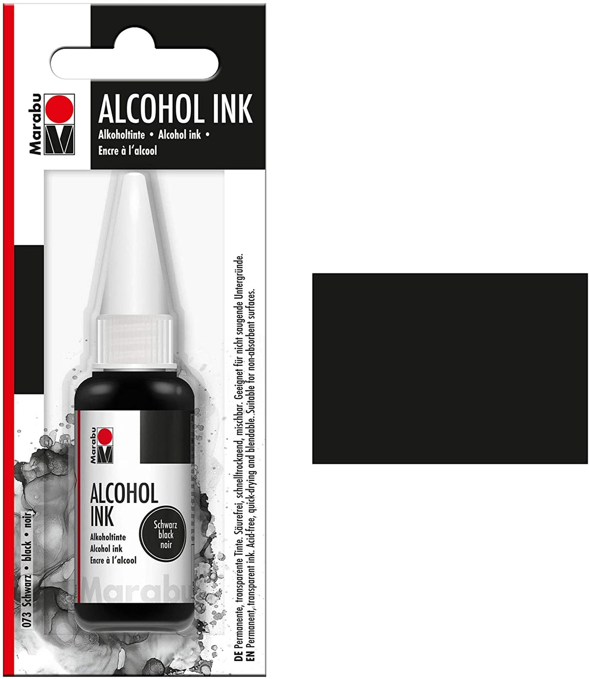 Marabu Alcohol Ink Black 073 20Ml