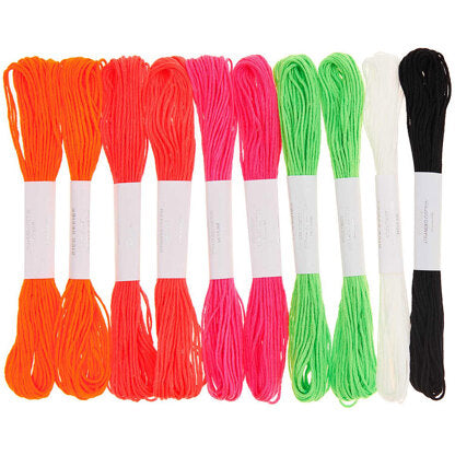 Stranded Cotton Neon, 10 Pieces