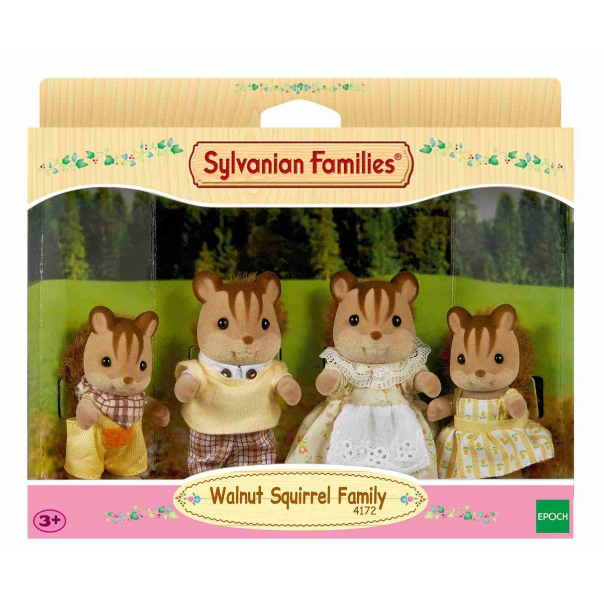 Sylvanian Families Walnut Squirrel Family