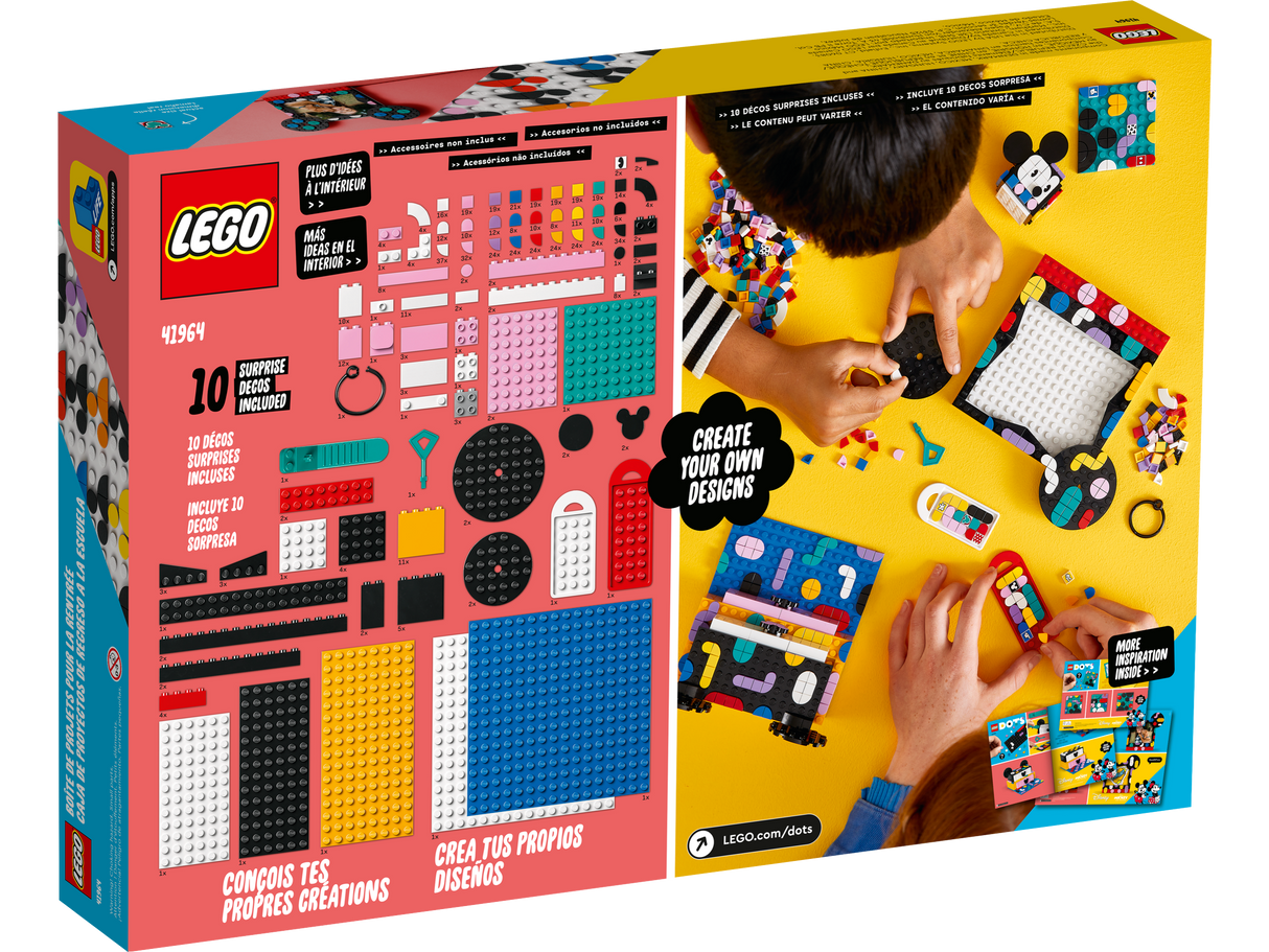 Lego Dots - Mickey Mouse and Minnie Mouse Back To School