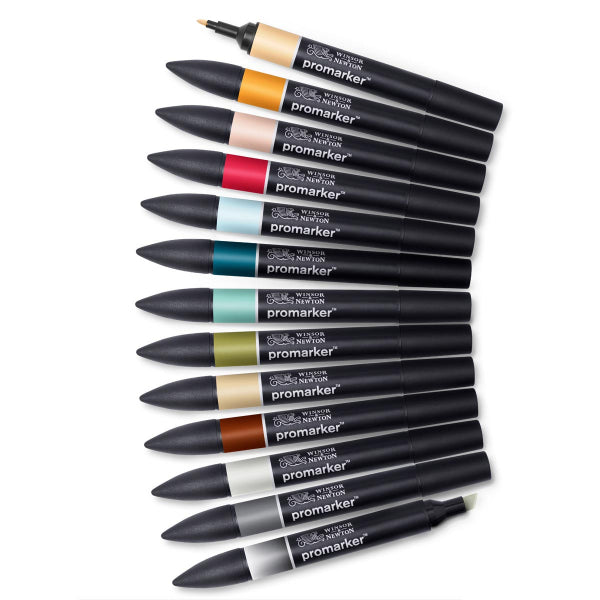 Winsor & Newton Promarker 12+1 Manga Set 2