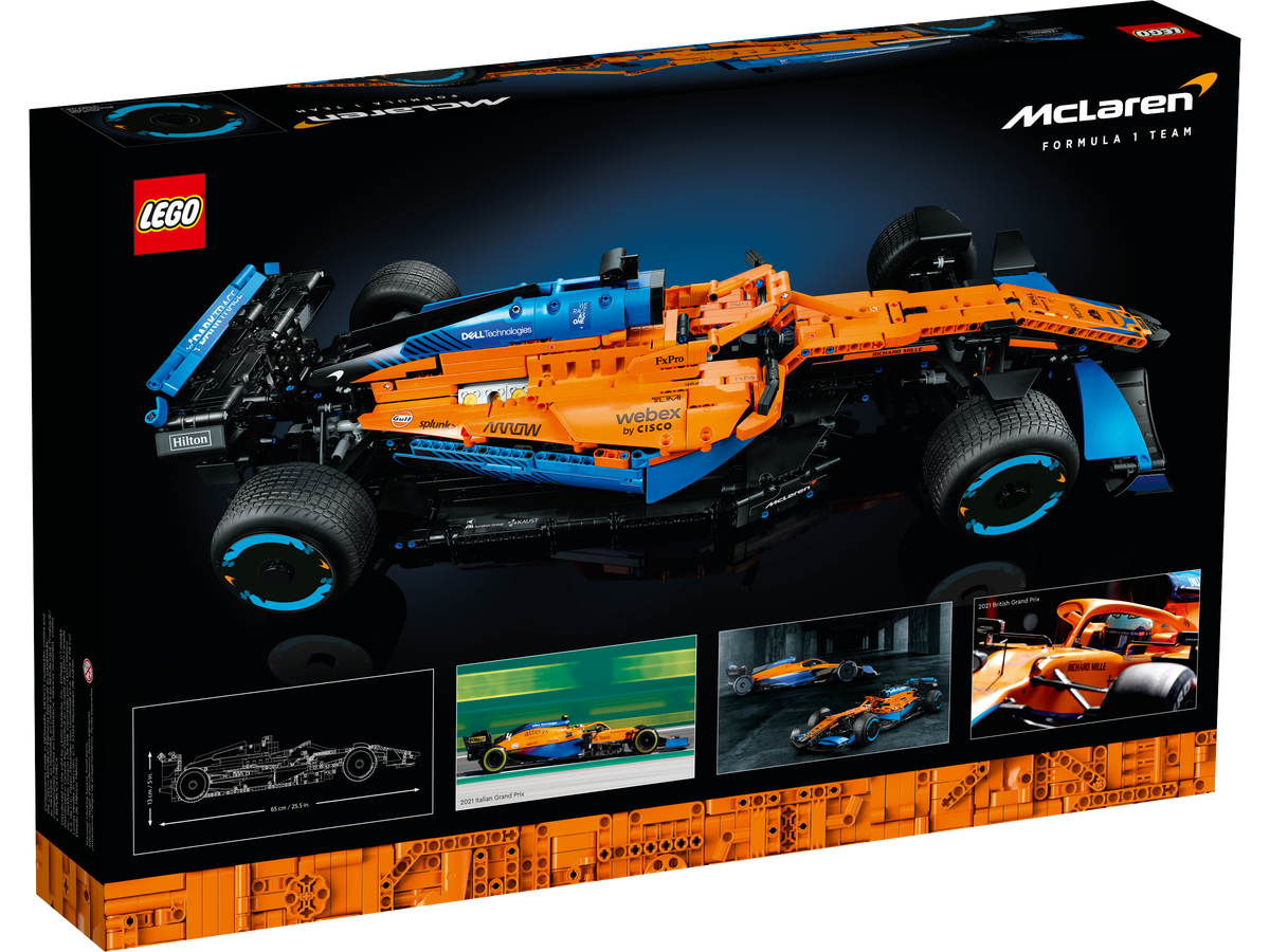 Lego Technic McLaren Formula 1 2022 Race Car Model