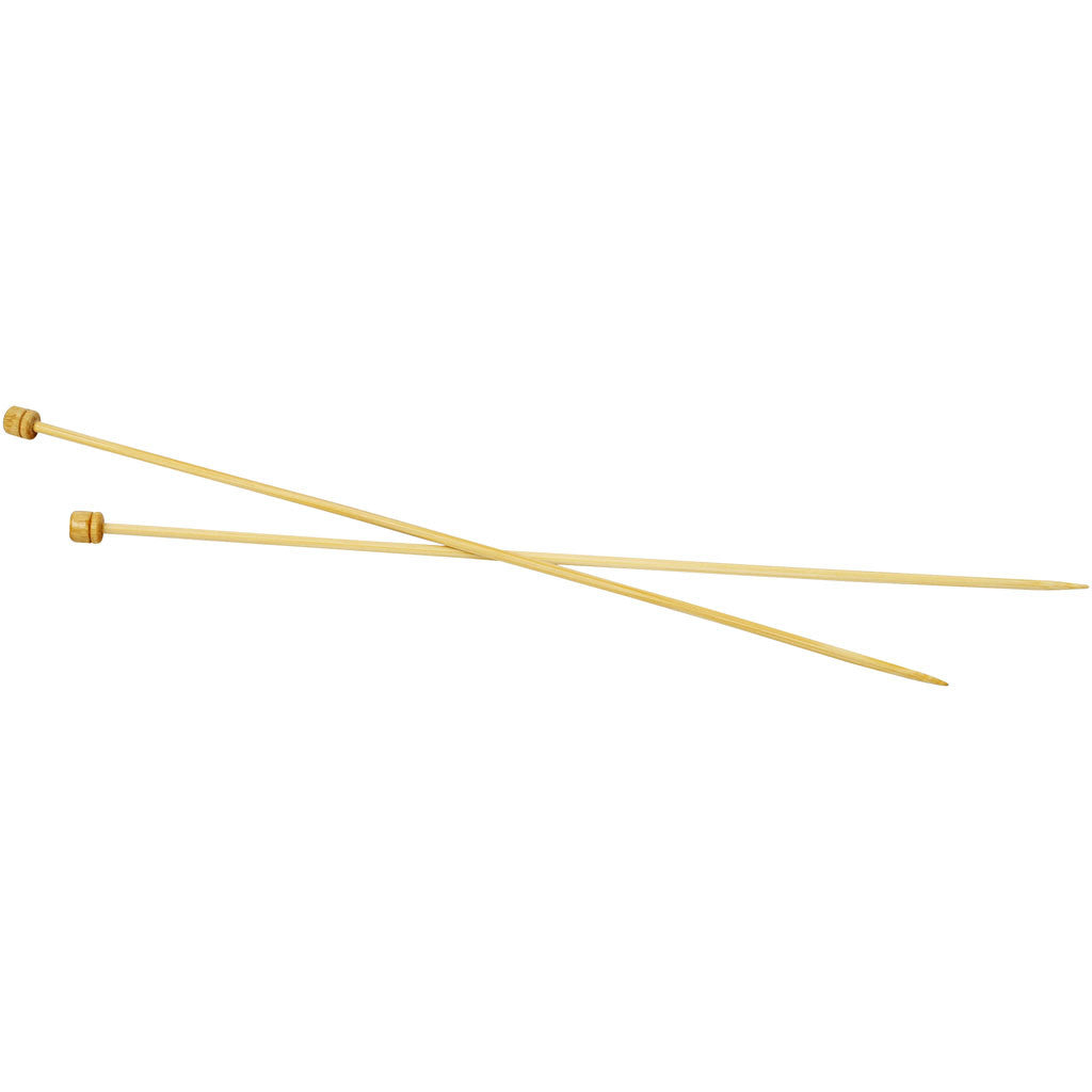 Knitting Needles, size 4, L: 35 cm, 1 pair