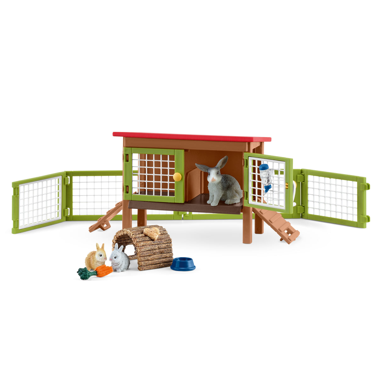 Schleich Rabbit Hutch Set