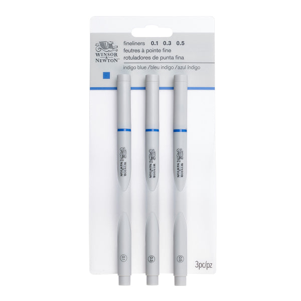 Winsor & Newton Fineliner Set - Indigo (3 Pack)