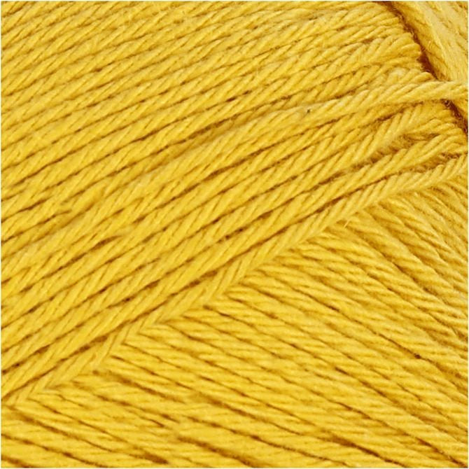 Cotton Yarn, curry, no. 8/4, L: 170 m, 50 g/ 1 ball