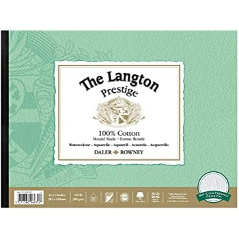 LANGTON PRESTIGE W/COL PAD 140LB 10X7