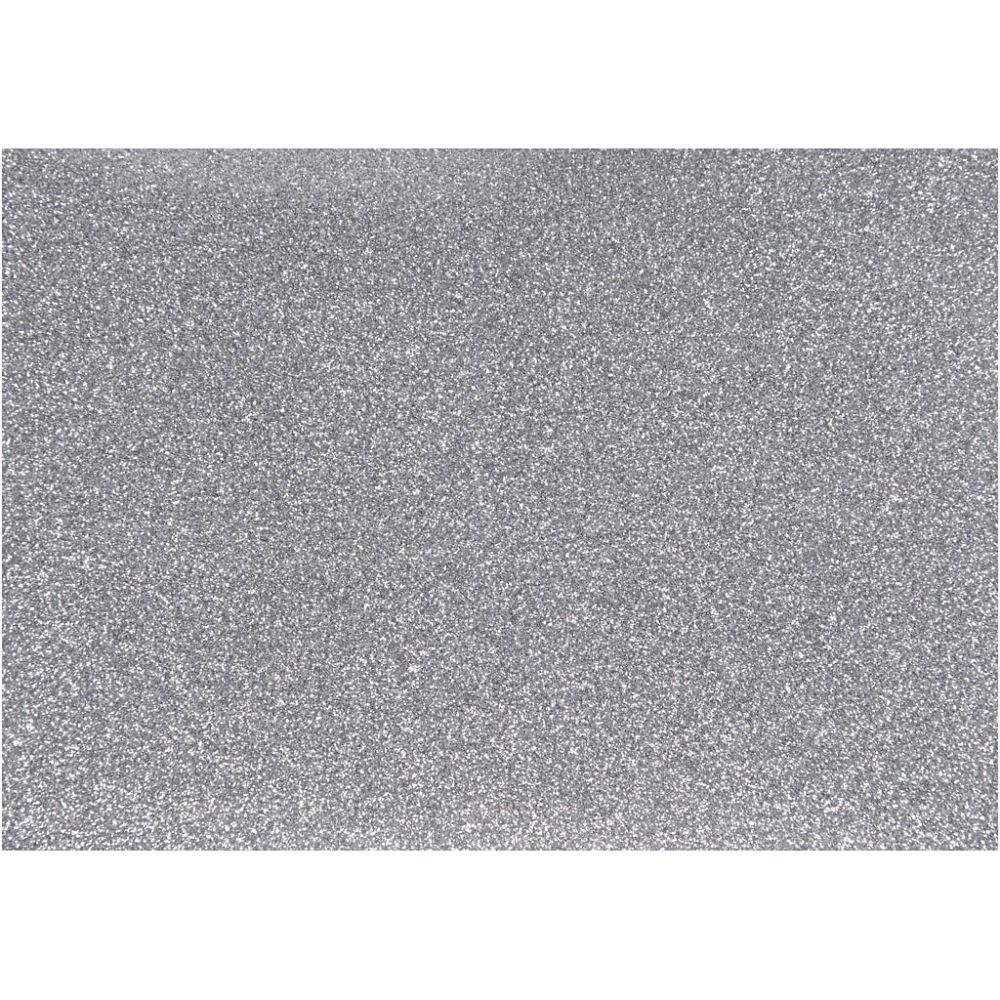 Iron on foil, A5 14.8x21 cm, 1 sheet, silver