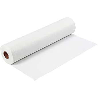 Craft Felt, white, W: 45 cm, thickness 1,5 mm, 180-200 g, 5 m/ 1 roll