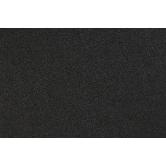 Craft Felt, black, 42x60 cm, thickness 3 mm, 1 she