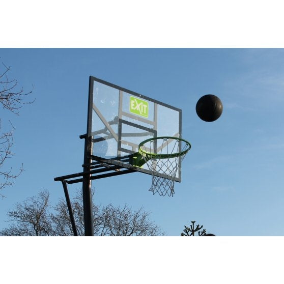 EXIT Galaxy portable basketball backboard on wheels - green/black