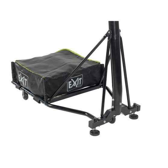 EXIT Galaxy Portable Basketball Backboard - Green/Black (with Dunk rim)