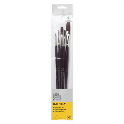 W&N Galeria Brush Long Handle V1 - Set of 5