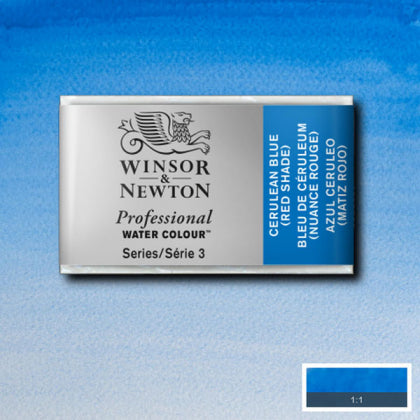 Cerulean Blue Red Shade Whole Pan - S3 Professional Watercolour
