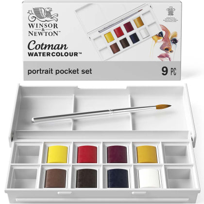 Cotman Watercolour Pocket Set - Portrait Produce code: 0390670 Barcode: 884955081112