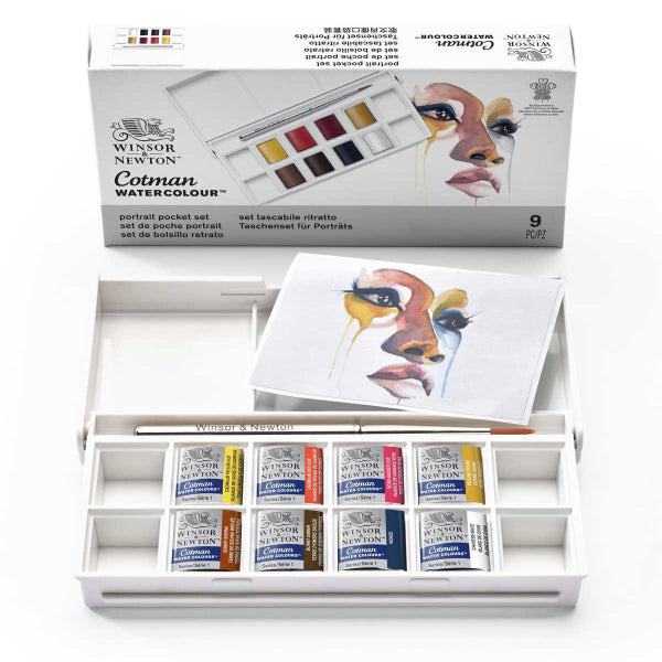 Cotman Watercolour Pocket Set - Portrait