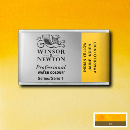 Indian Yellow Whole Pan - S1 Professional Watercolour