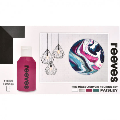 Reeves - Pouring Acrylic Set Paisley