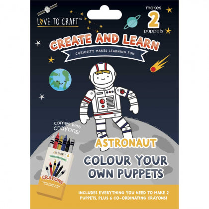 Colour Your Own Puppets Astronaut