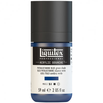 Liquitex Acrylic Gouache 59ml S1 - Phthalocyanine Blue Green Shade