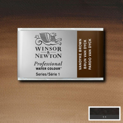 Vandyke Brown Whole Pan - S1 Professional Watercolour