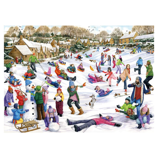 Falcon Deluxe Snow Day Jigsaw Puzzle (1000 Pieces)