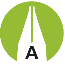 Ergonomic School Fountain Pen - STABILO EASYbuddy - A Nib - Black/Magenta